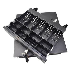 Tiroir-caisse en métal de 405mm pour système de point de vente-5 fentes pour pièces de monnaie, installation sans <span class=keywords><strong>outil</strong></span> et port universel RJ11 - Product Image 1