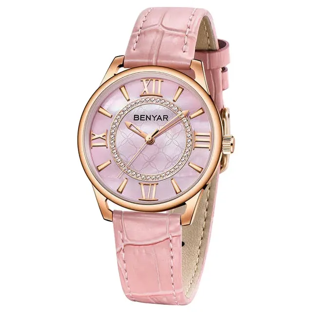 Popular Style BENYAR Design Luxury Ladies Watch Urban Girl Diamond dial Women Quartz Watches