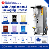 Machine d'emballage automatique verticale pour sachets de liquides et de pâtes, machine de remplissage et de scellage pour eau, jus, sauces et shampoings