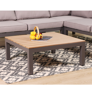 Trung Quốc nóng bán hiện đại l-hình dạng nhôm ngoài trời cắt <span class=keywords><strong>sofa</strong></span> phòng chờ đặt sân khách sạn biệt thự đồ nội thất sân vườn - Product Image 5