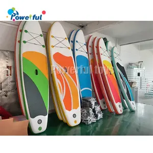 रंगीन 3m inflatable समर्थन सर्फ़बोर्ड चप्पू बोर्ड के साथ हाथ पंप