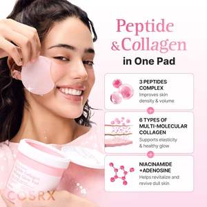 Paquete de Almohadillas de Algodón para el Cuidado Facial con Vitamina C, Ácido Salicílico, Ácido Hialurónico y Vitamina B5, Iluminadoras e Hidratantes - Product Image 2