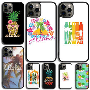 Funda de teléfono Hello Hawaii <span class=keywords><strong>Aloha</strong></span> para iPhone 15 16 14 XR XS 11 12 13 Mini Pro MAX Plus - Product Image 1