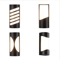 Applique murale LED extérieure en aluminium IP54, nouveau design, vente en gros