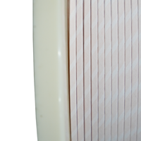 Fil magnétique industriel solide 220V, isolé, recouvert de papier, conducteur plat/rond pour transformateurs, cuivre/aluminium