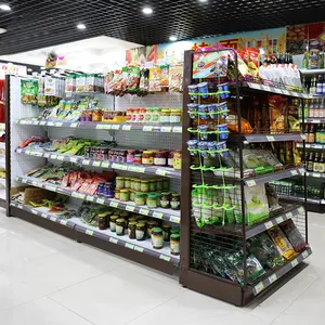 Rak Supermarket Kokoh Tahan Lama Rak Tampilan Rak Butik Kualitas Tinggi
