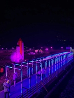 Éclairage LED pour Couloir et Entrée de Tunnel avec Barre DJ Pixel LED, Projecteur de Scène RGB, Lumières Disco LED et Contrôleur DMX ArtNet