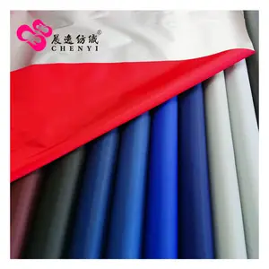 umbrella fabric 190t polyester taffeta silver coating