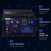 Nouvelle alimentation variable 12V 5A DC/AC à double sortie avec affichage du courant et de la tension – Direct Usine