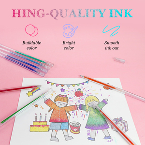 <span class=keywords><strong>Penne</strong></span> Gel Glitterate OEM & ODM 12/18/24 Colori, <span class=keywords><strong>Penne</strong></span> Gel Scintillanti per Bambini, Studenti, Disegno Artistico e Artigianato, Vendita all'Ingrosso - Product Image 6