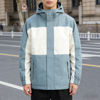 Veste Softshell Homme Imperméable et Coupe-Vent Doublée Polaire à Capuche pour Randonnée en Extérieur – Couleurs Variées