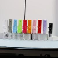 Flacons de parfum miniatures carrés 5ml/10ml à pulvérisation fine avec atomiseur et impression sérigraphique, portables pour le voyage – Vente directe usine
