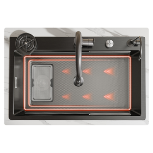 Panier de drainage triangulaire de la tête de dragon de pluie volant, bouton d'interrupteur de piano contrôle indépendamment l'é - Product Image 3