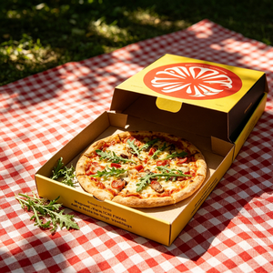 Caja de Papel para Alimentos para Llevar, Cajas de <span class=keywords><strong>Pizza</strong></span> Corrugadas de 9, 10, 11, 12 y 14 Pulgadas, Diseño Personalizado, Cajas Desechables para Entrega de <span class=keywords><strong>Pizza</strong></span> - Product Image 2