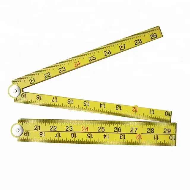 High Quality Warranty 1meter/3 feet Plastic Folding Ruler