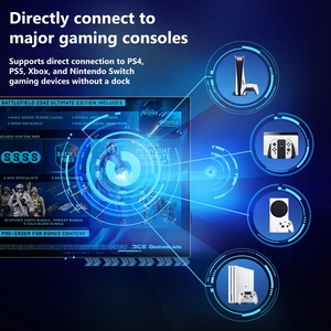 Xách tay màn hình 4K UHD 13.3 15.6 inch hiển thị bên ngoài cho máy tính xách tay điện thoại thông minh chuyển đổi chơi game và sử dụng hàng ngày - Product Image 6