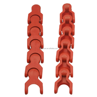 Chaînes à plateaux plats 1700 1701 en POM, PA, NYLON pour lignes d'abattage de volailles