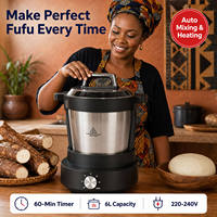 Offre Spéciale – Mélangeur Commercial Automatique 800W en Acier Inoxydable pour la Préparation du Fufu et des Igname – Machine à Piler et Mélanger