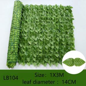 Uv-chống Faux cây xanh bối cảnh Ivy Lá Nho hàng rào hàng rào tấm 1x3m riêng tư tường Màn hình nhân tạo Ivy cho tường treo - Product Image 5