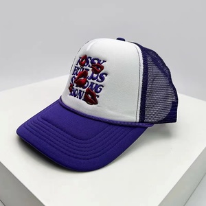 Bán Buôn Che Nắng Mũ Lưới Chất Lượng Cao Tùy Chỉnh Phim Hoạt Hình Biểu Tượng 5 Bảng Điều Chỉnh Thời Trang Mùa Hè Mới Trucker <span class=keywords><strong>Hat</strong></span> - Product Image 6