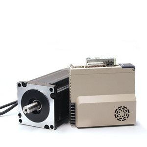 Moteur Siheng 86mm 12Nm Nema34 Triphasé 220Vac en acier inoxydable à boucle fermée avec kit de pilote et équipement d'emballage - Product Image 1