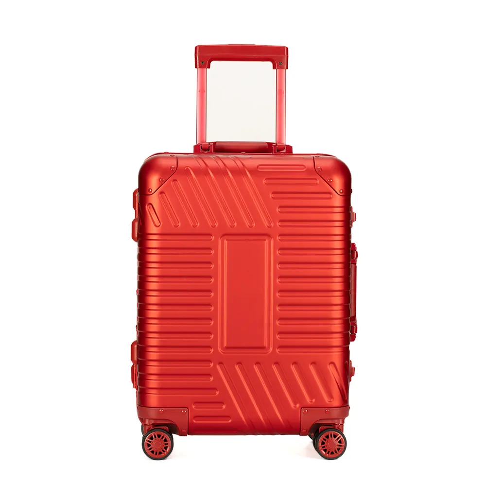 Полный алюминиевый сплав ручной клади чемодан 2024 горячий замок международного размера Роскошная багажная тележка чемодан