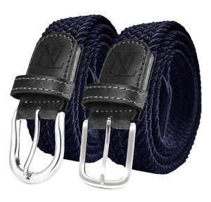 2022 hombres cinturones mujeres tela 3517 Cinturón trenzado de algodón elástico para Jeans - Product Image 5