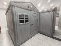 Tiny House WooWild – Cabane moderne, étanche et écologique, alimentée à l'énergie solaire, en HDPE, pour atelier, entrepôt, parc ou cour.