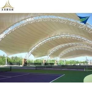 2024 mới tùy chỉnh pvdf PTFE etfe bóng rổ sân tennis mái Lều tán cấu trúc màng - Product Image 6