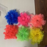 Couronnes de fête de carnaval, bracelets, colliers, guirlandes hawaïennes colorées, fleurs de poignet pour la danse, accessoires de spectacle pour la maternelle