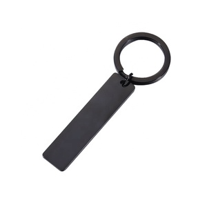 Stainless Steel Keychain Custom Blank <strong>Labels</strong> Personal Logo Metal <strong>Key</strong> Chains Metal Laser Engravable Souvenir Keychain Name Tag - Product Image 5