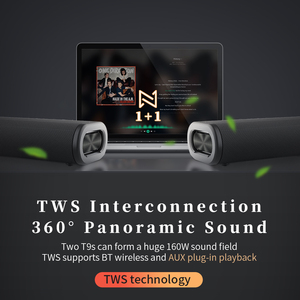 Cyboris T9 80W Portable <strong>Speakers</strong> Dj Equipment Deep Bass <strong>Subwoofer</strong> Sound HiFi Human Voice <strong>2.1</strong> Channel Stereo Blue Tooth <strong>Speaker</strong> - Product Image 4