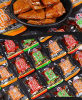 Hongxiangji Grosir Label Pribadi Kustom Camilan Tahu Goreng Semi-Lembut Tradisional Cina Pedas Vegan Kemasan Daging