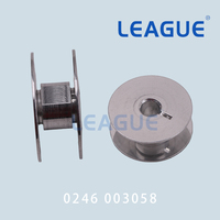 Bobine de remplacement en aluminium spatial LEAGUE 0246 003058 pour machine à coudre industrielle Durkopp 745
