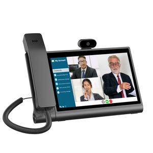 Téléphone IP Voip Smart Business Téléphone de bureau vidéo sans fil Android 10 pouces Bureau Hôpital Aîné <span class=keywords><strong>Aveugle</strong></span> Wifi Téléphone SIP - Product Image 5