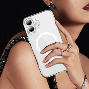 Disponibile - Nuova Cover Magnetica Trasparente Sottile Anti-Graffio <span class=keywords><strong>per</strong></span> <span class=keywords><strong>iPhone</strong></span> 17/16/16 Plus - Pronta Spedizione - Vendita all'Ingrosso - Product Image 4