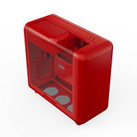 Boîtier PC Gaming Silencieux X50 Wild Chery en Verre Acoustique à Couverture Totale Micro-Mesh pour Refroidissement au Sol Froid, en Acier et Verre
