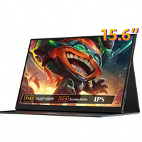 Monitor Portátil para Juegos EIMIO de Alta Calidad, 15.6 Pulgadas, FHD 1080P, 60HZ, Tipo-C, LCD H-IPS, Anti-Luz Azul, para PC, Teléfono, PS5