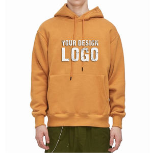 Low MOQ Custom Cotton Drawstring Oversized Men's Hoodie Outdoor Casual Heavyweight Drop Shoulder Loose Mens <b>Hoodies</b> - Product Image 2