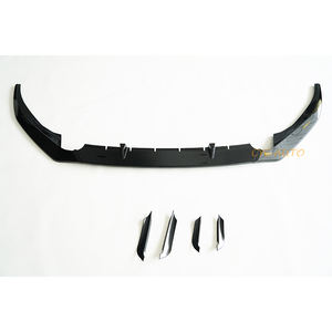 En gros Lame de pare-chocs avant, Spoiler avant, Splitter avant avec lames d'air noires pour <span class=keywords><strong>Audi</strong></span> <span class=keywords><strong>A3</strong></span> 8Y 2025+ <span class=keywords><strong>A3</strong></span> <span class=keywords><strong>S</strong></span>-<span class=keywords><strong>line</strong></span> - Product Image 1