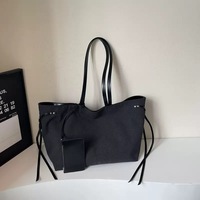Sac fourre-tout pour femme en faux daim, grande capacité, design rétro minimaliste de luxe, populaire, pour le quotidien et le travail, vente en gros