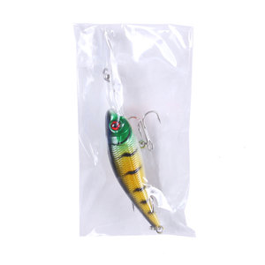 2 Umgedrehte Haken Minnow Künstlicher Angelköder 7,8g 10cm Angelköder-Herstellungszubehör - Product Image 6