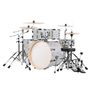 Kit de Batería de 5 Piezas: Caja, Timbal de Piso, Bombo <span class=keywords><strong>con</strong></span> 4 Platillos, Soporte para Platillos y Taburete para Batería - Product Image 5