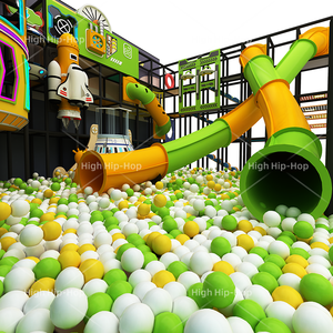Structures de jeux souples pour enfants, labyrinthes intérieurs, toboggans en spirale avec trampoline - Product Image 3