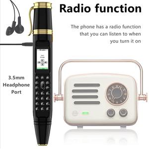 Stylo-téléphone portable BM111 <span class=keywords><strong>3</strong></span>-en-1 avec ventilateur, double SIM, Bluetooth, enregistreur vocal, fonction de voix magique, style stylo, original - Product Image 5