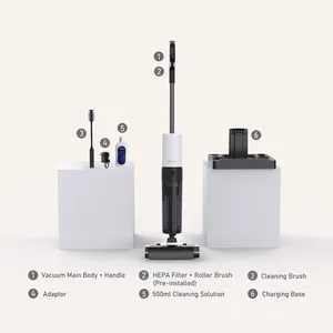 Aspirateur sans fil OEM <span class=keywords><strong>DIBEA</strong></span> H8, aspirateur eau et poussière intelligent, laveur de sols pour le nettoyage domestique - Product Image 5