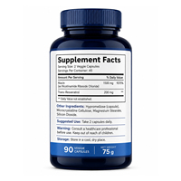 Complément NAD à Marque Blanche 1500mg, Complément Liposomal NAD+ avec Resvératrol, Capsules NAD Plus, Complément Stimulant