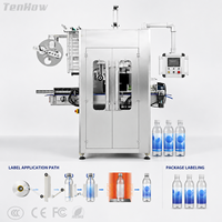 Machine d'étiquetage automatique de précision pour manchons rétractables, bouteilles, boîtes, pots et emballages industriels – Fonctionnement stable