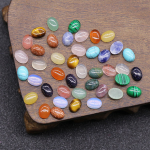 HZ Ccharms Gemstone Multi <span class=keywords><strong>Stone</strong></span> Egg Shape Gemstone Cabochon para hacer collares Cristales - Product Image 4