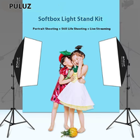 Ensemble d'éclairage professionnel 50*70CM E27 Softbox pour la photographie de produits de portrait et la diffusion en direct